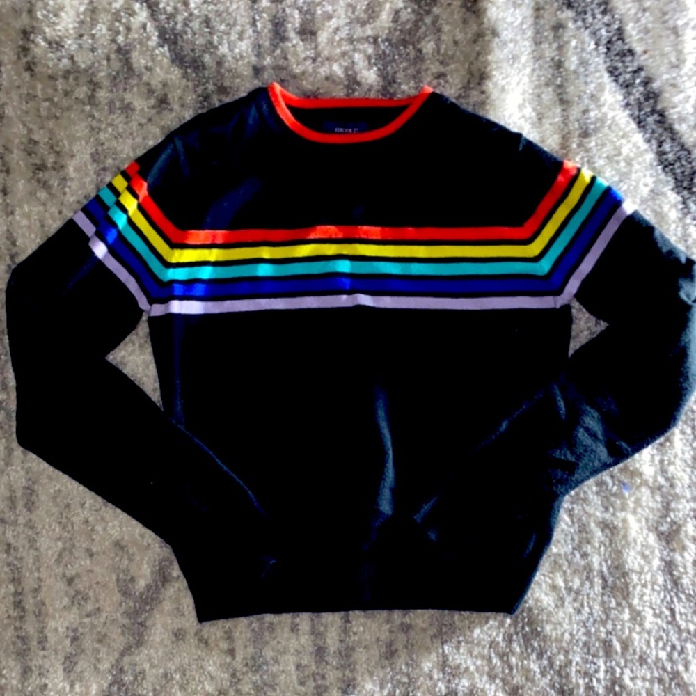 Soft rainbow sweater